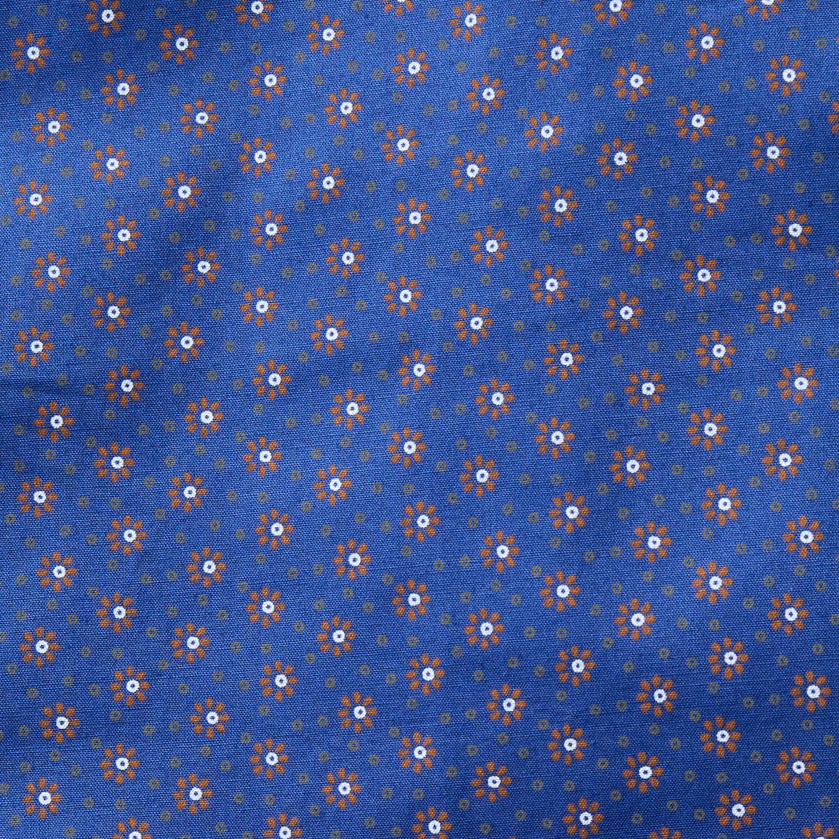 London Men&#39;s Long Sleeve Medium Blue Geo-Print Shirt