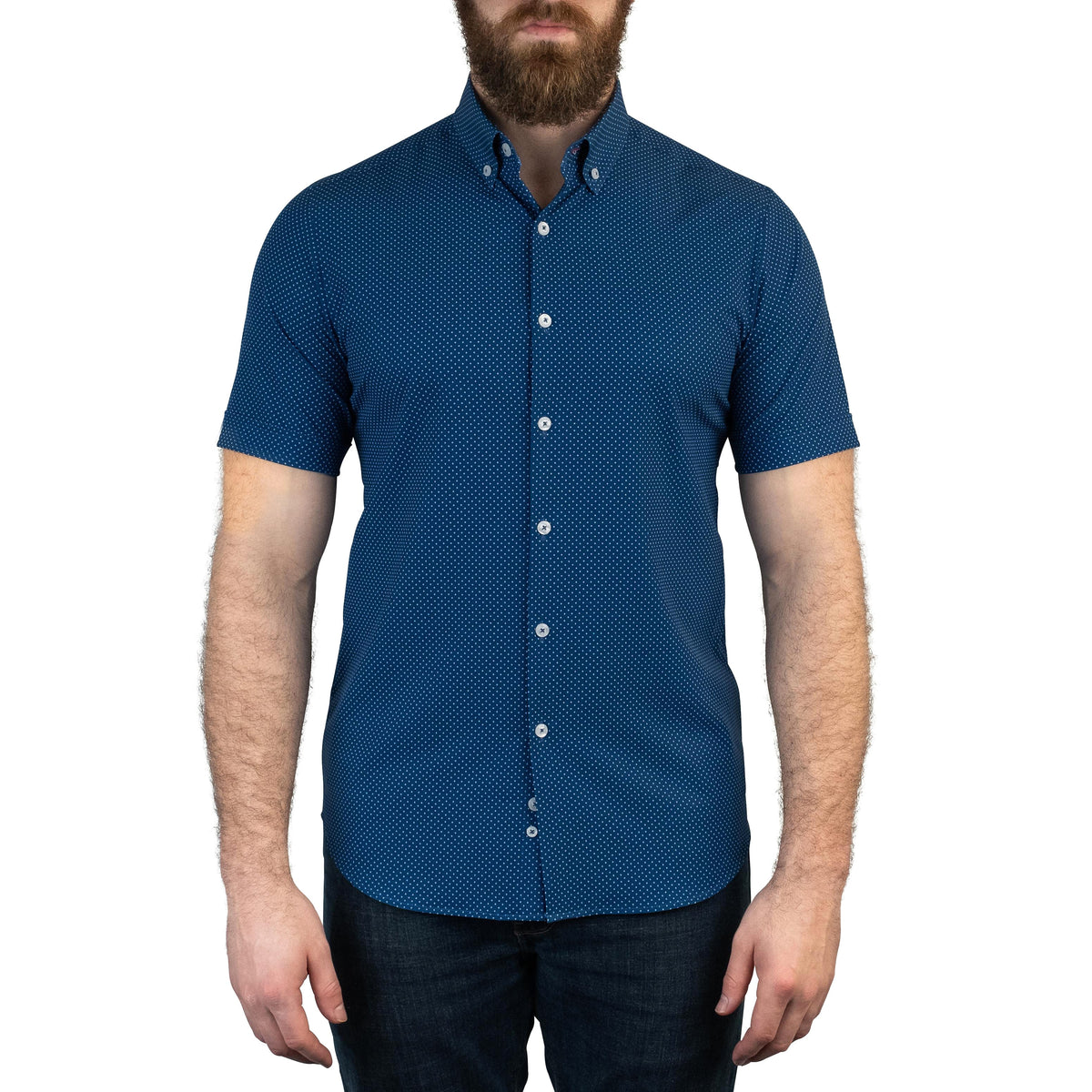 Lucas Men&#39;s Short Sleeve Button-Down Shirt