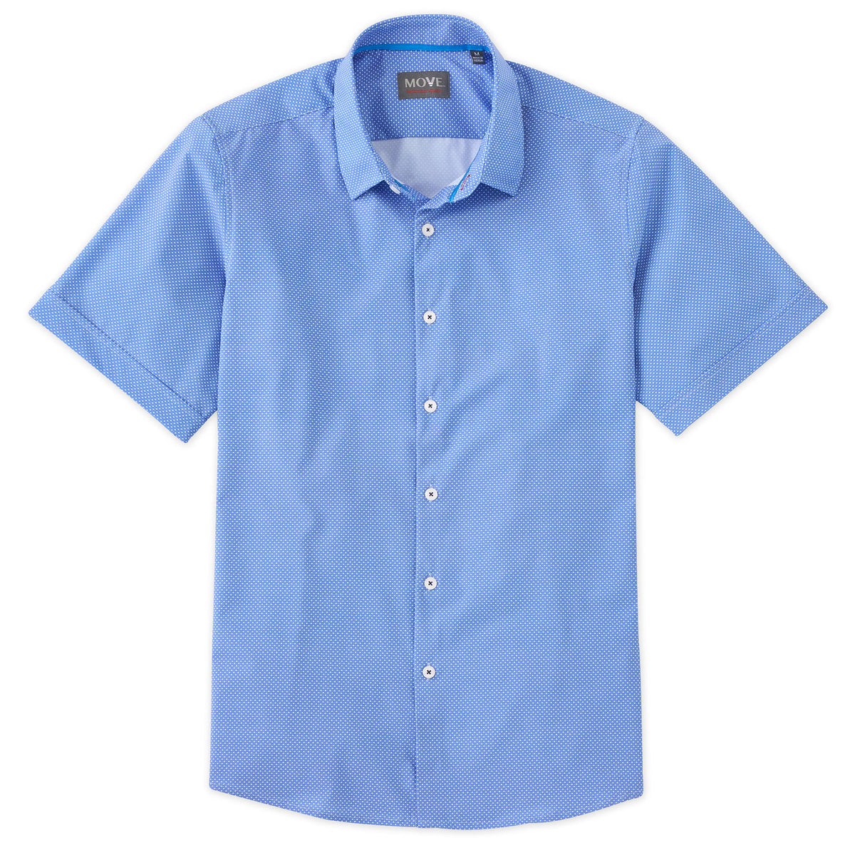 Howard Men&#39;s Short Sleeve Mini Dot Print Shirt