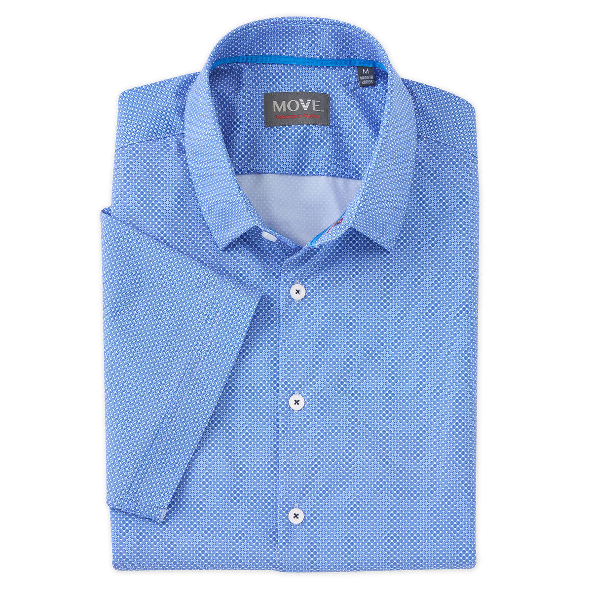 Howard Men&#39;s Short Sleeve Mini Dot Print Shirt