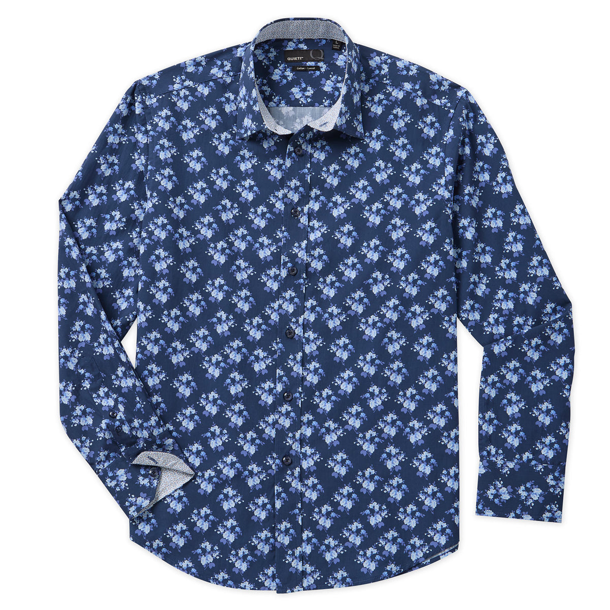 Granada Men&#39;s Long Sleeve Floral Print Shirt
